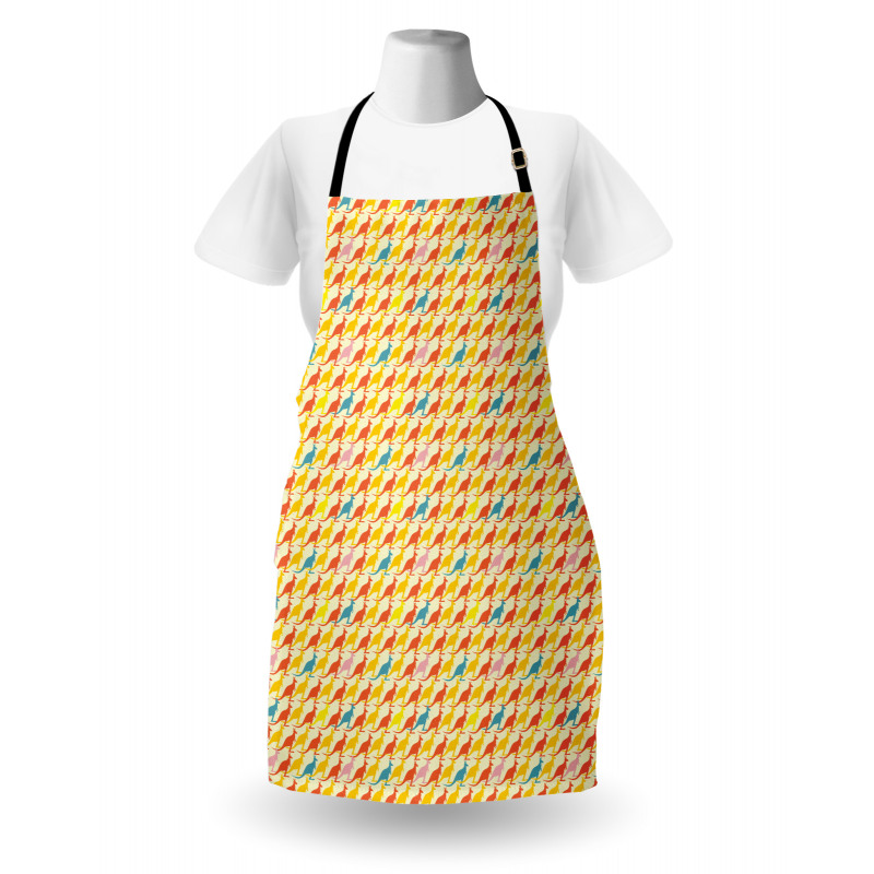 Overlapping Doodled Apron