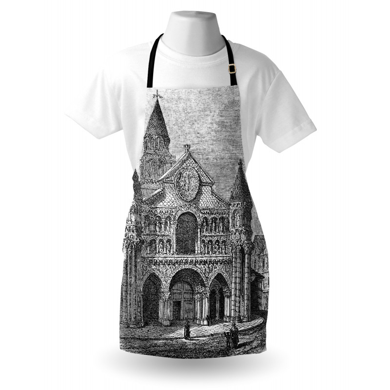 Vintage Monument Artwork Apron