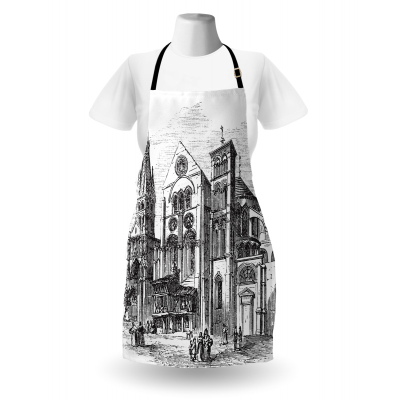 Notre-Dame-en-Vaux Art Apron