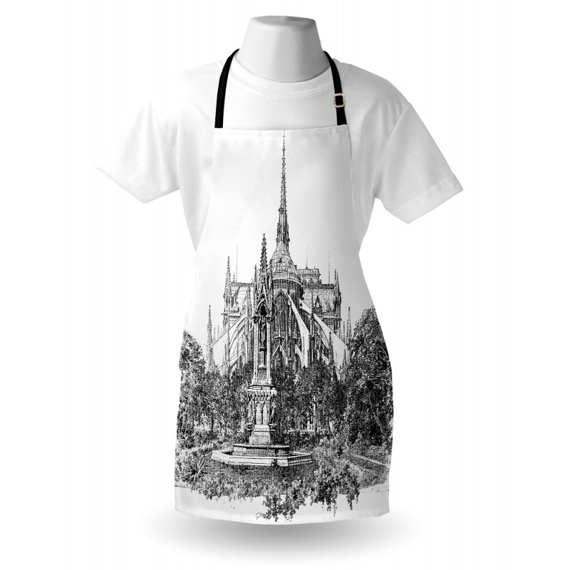 Historic French Landmark Apron