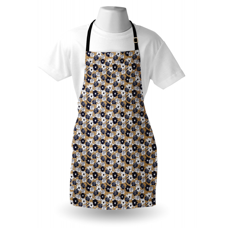 Blooming Flowers Feminine Apron