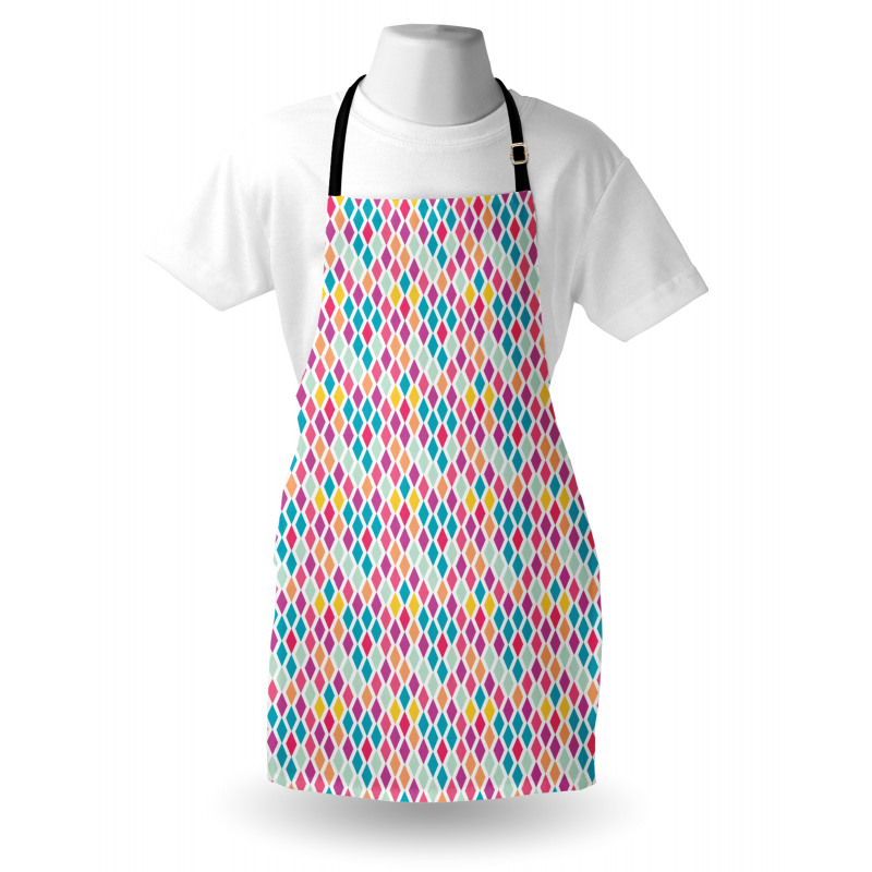 Rhombus Shapes Abstract Apron