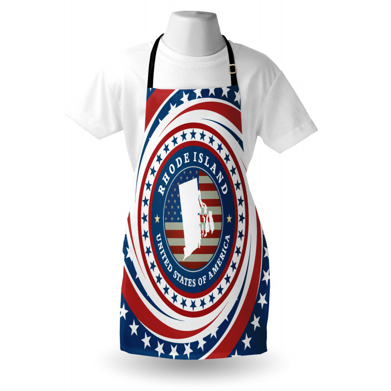 Swirled Stars and USA Apron