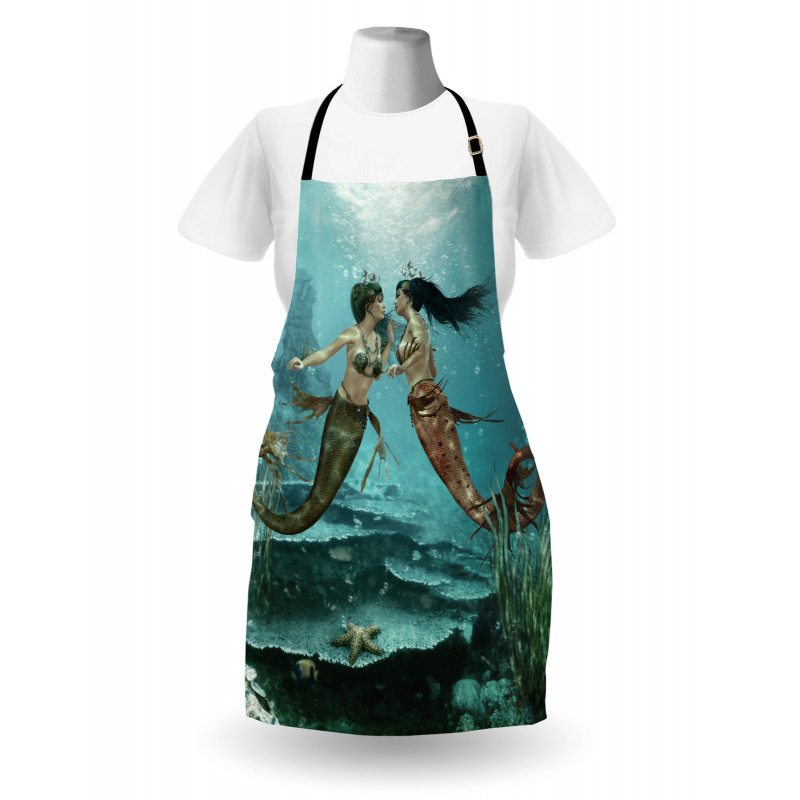 Sea Star and Seaweed Apron