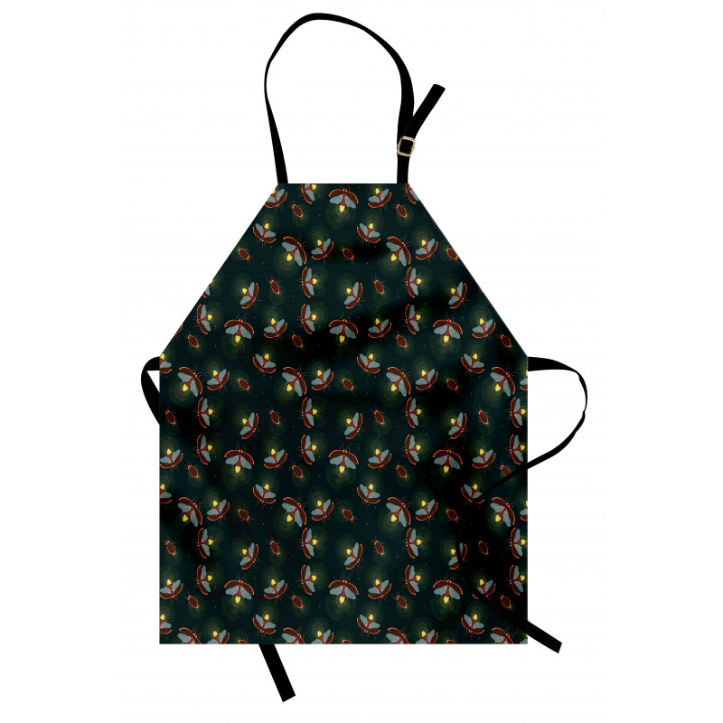 Night at Woodland Insects Apron
