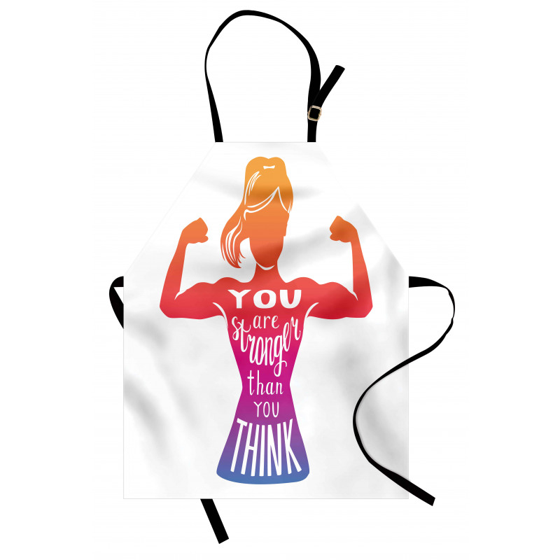Fitness Strong Woman Apron