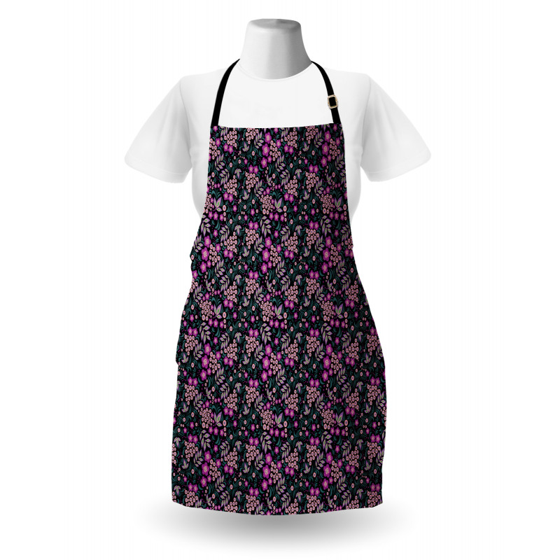 Vibrant Spring Floral Art Apron