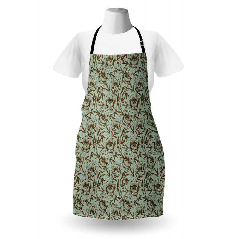 Vintage Romance Floral Apron