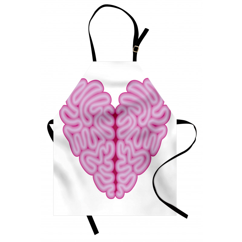 Brain Look Simple Heart Apron