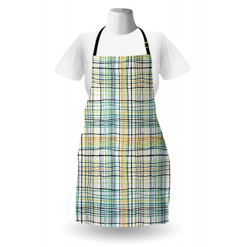 Modern Cuvy Lines Apron