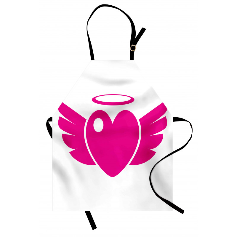 Heart with Wings Eros Romantic Apron