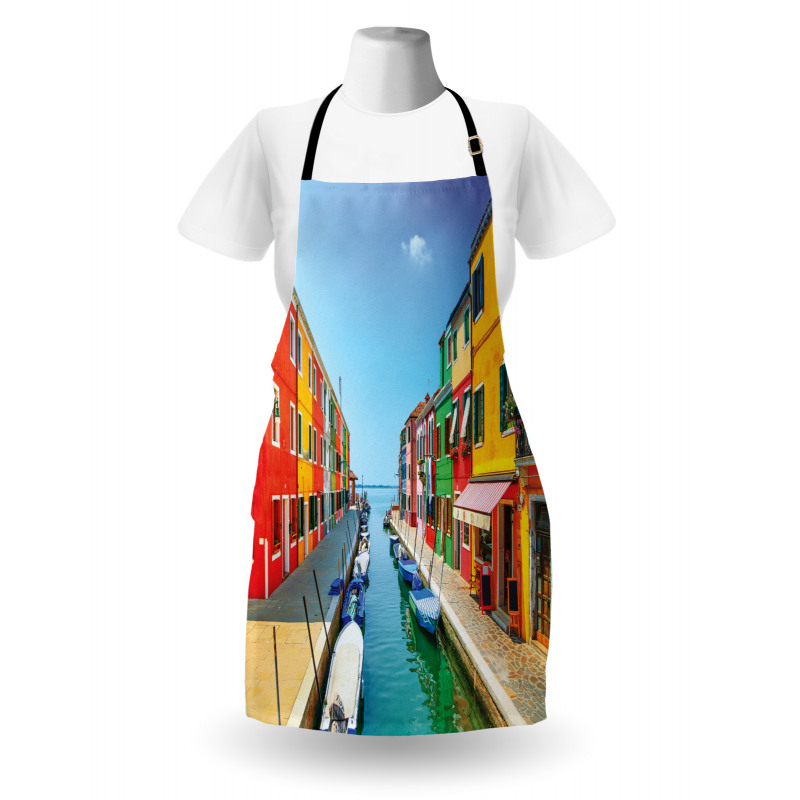 Urban Life with Boats Apron