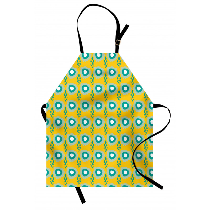 Raining Weather Clouds Art Apron