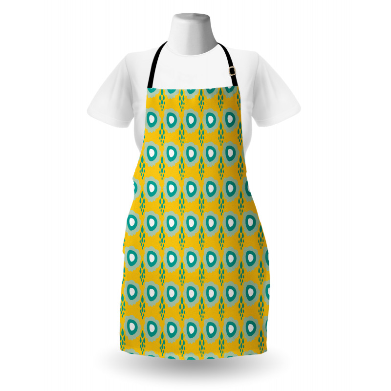 Raining Weather Clouds Art Apron