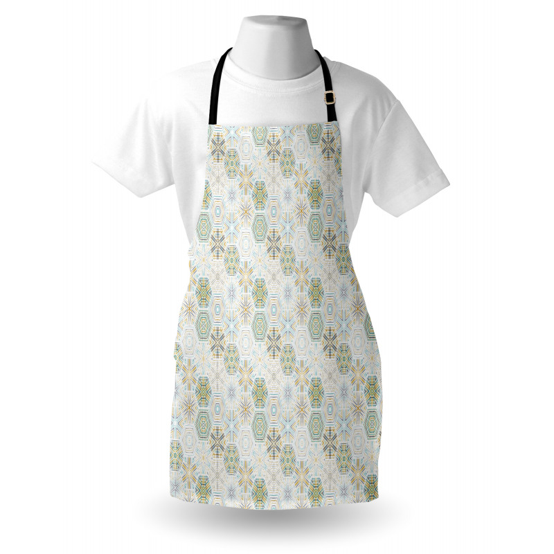 Creative Hexagon Lines Apron