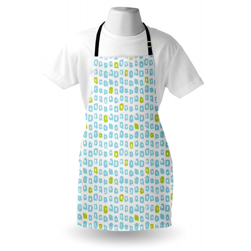 Brush Marks Memphis Style Apron