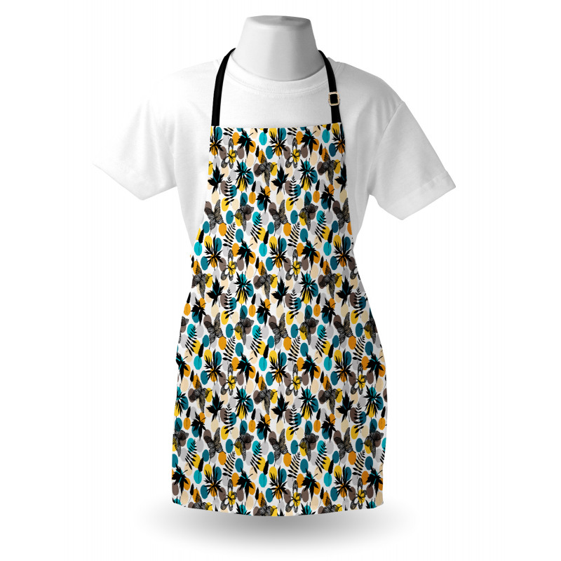 Spring Bugs and Leaves Apron