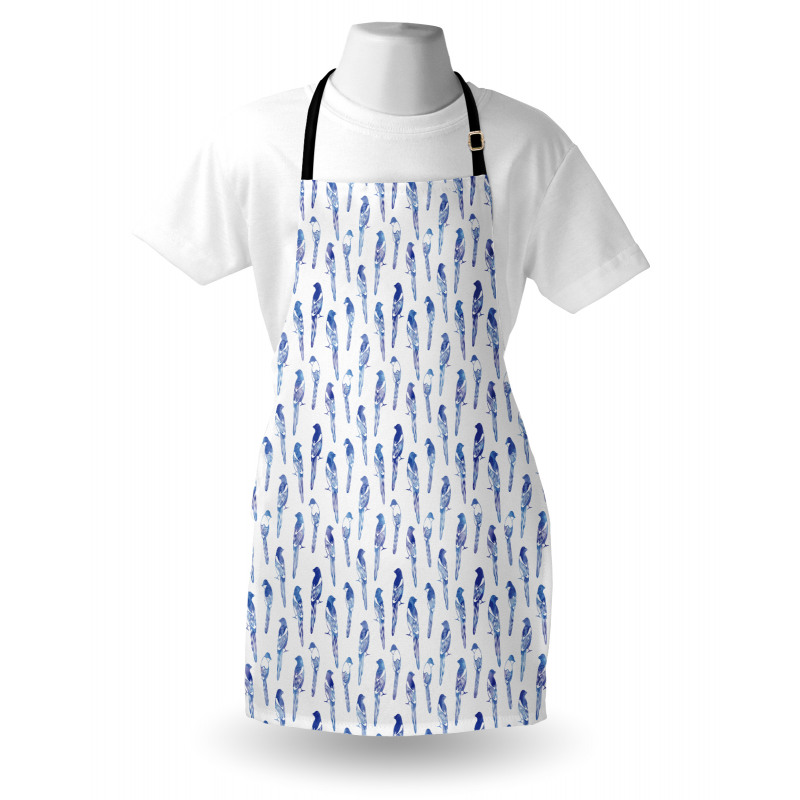 Long Tailed Sparrows Pattern Apron