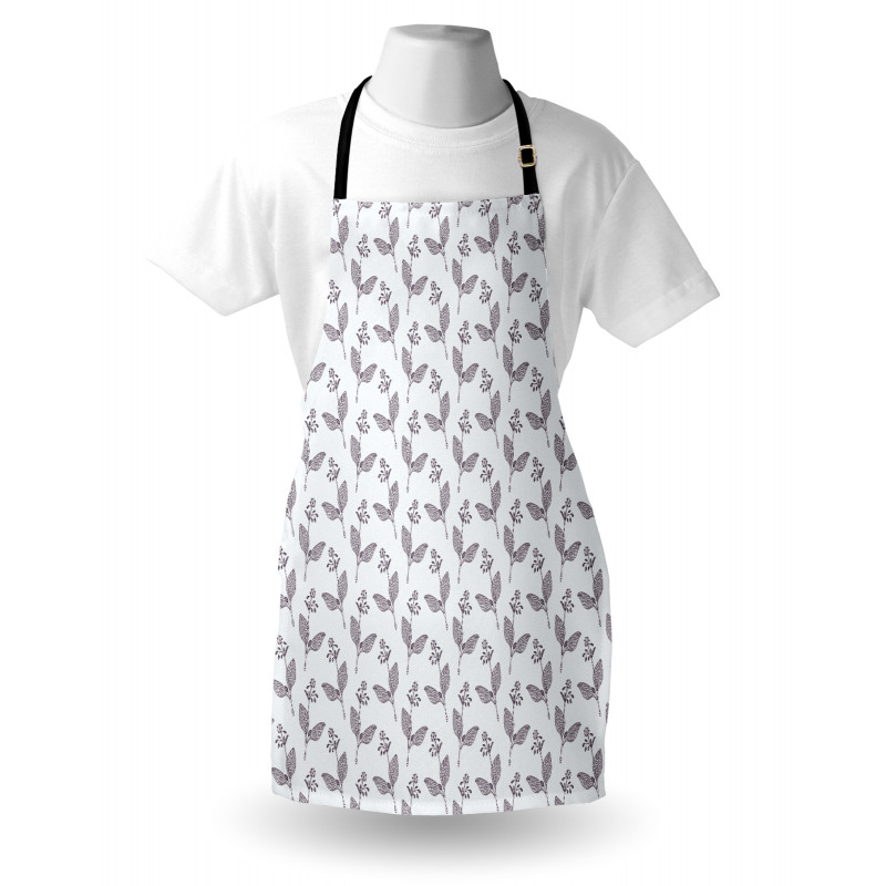 Blossoming Flowers Herbs Apron