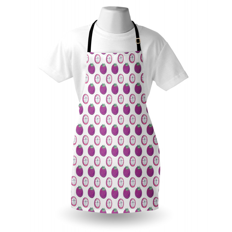 Exotic Mangosteen Pattern Apron