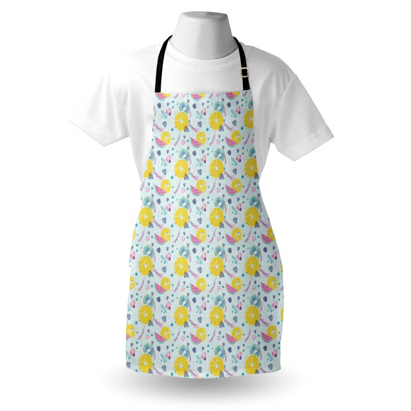 Abstract Vegan Food Design Apron