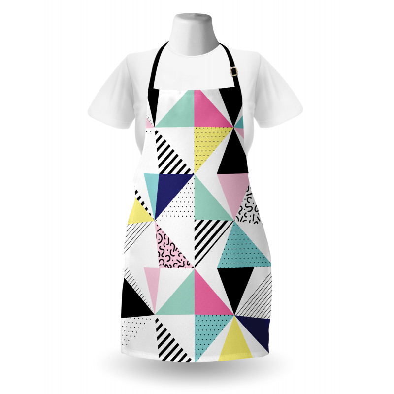 Memphis Geometrical Funky Apron