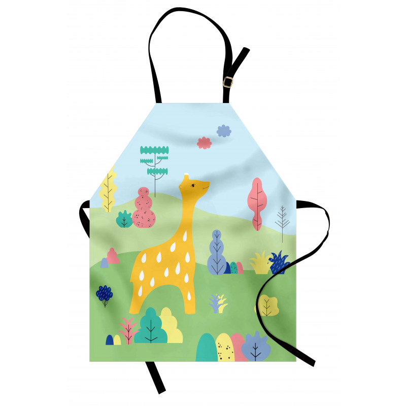 Cartoon Animal in Wildlife Apron