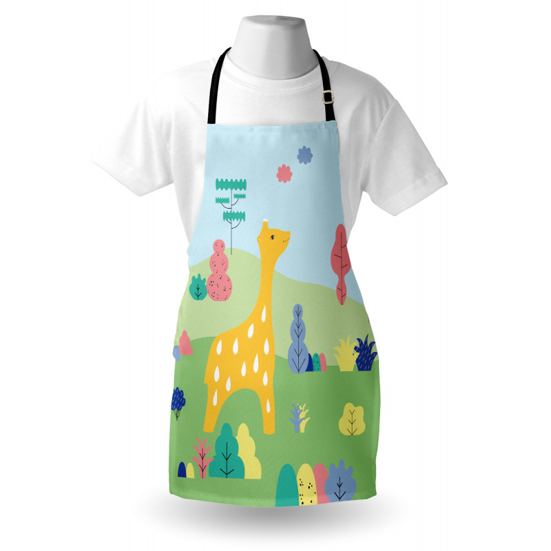 Cartoon Animal in Wildlife Apron