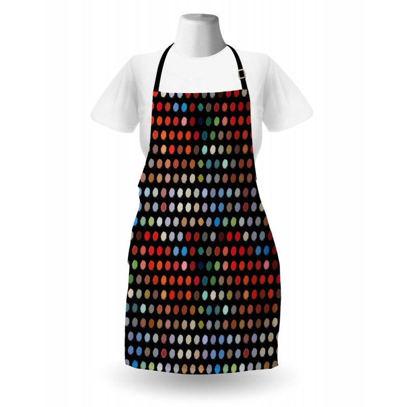 Brush Stroke with Colors Apron