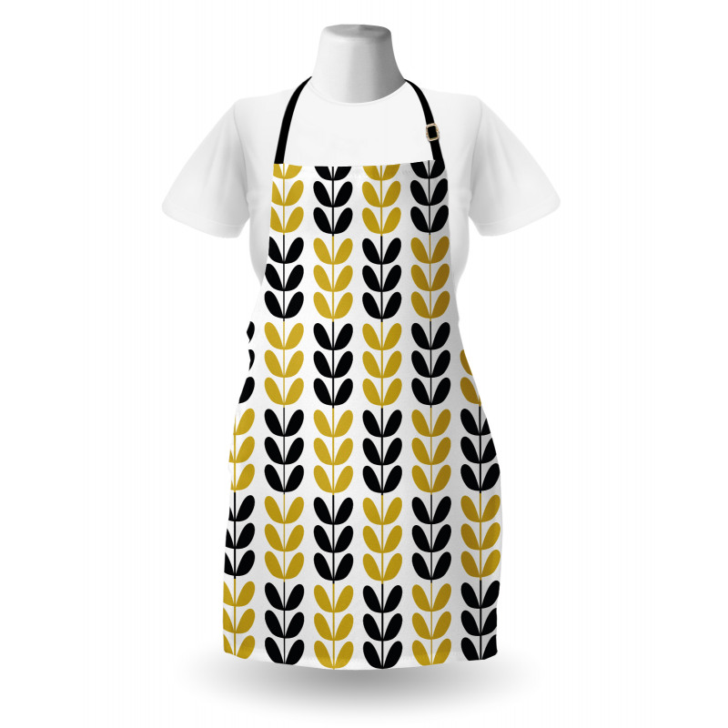 Retro Leafage Autumn Apron