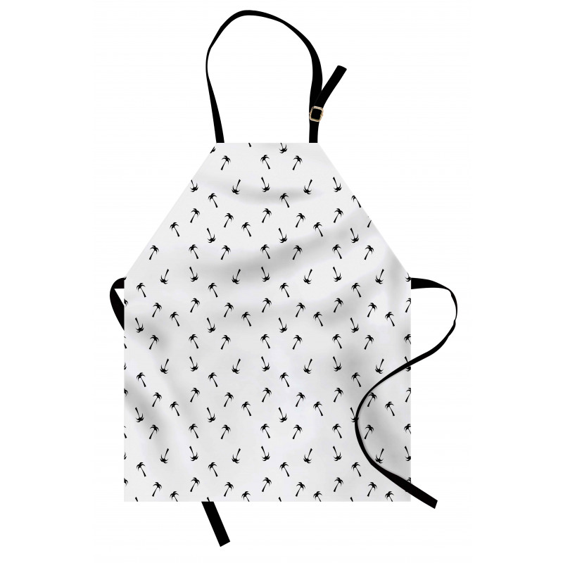 Exotic Palm Silhouettes Apron