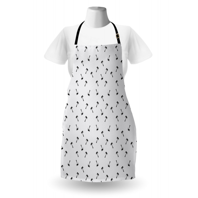 Exotic Palm Silhouettes Apron