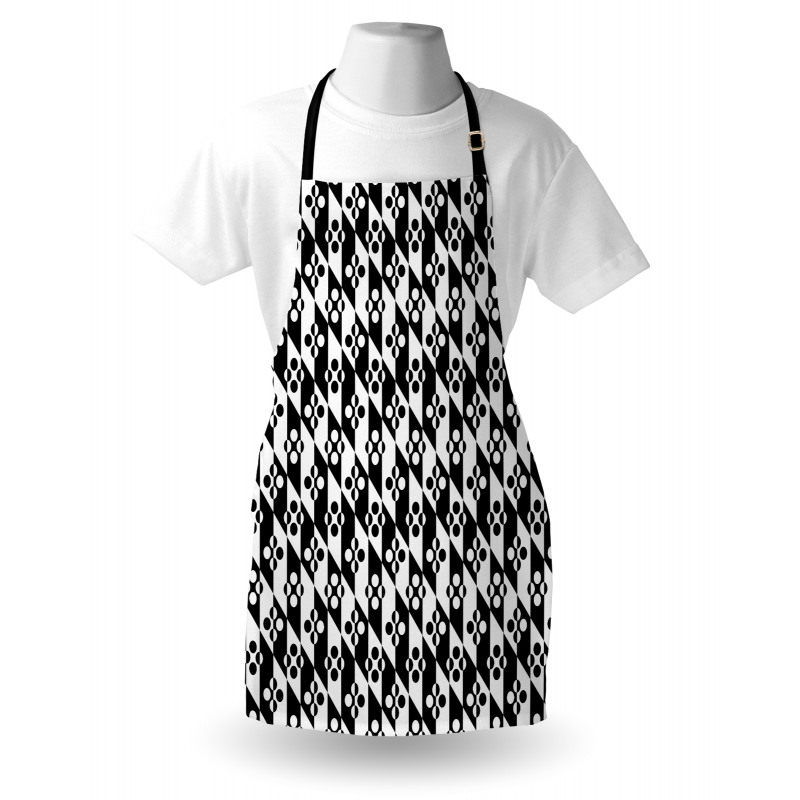 Yin Yang Style Circles Apron