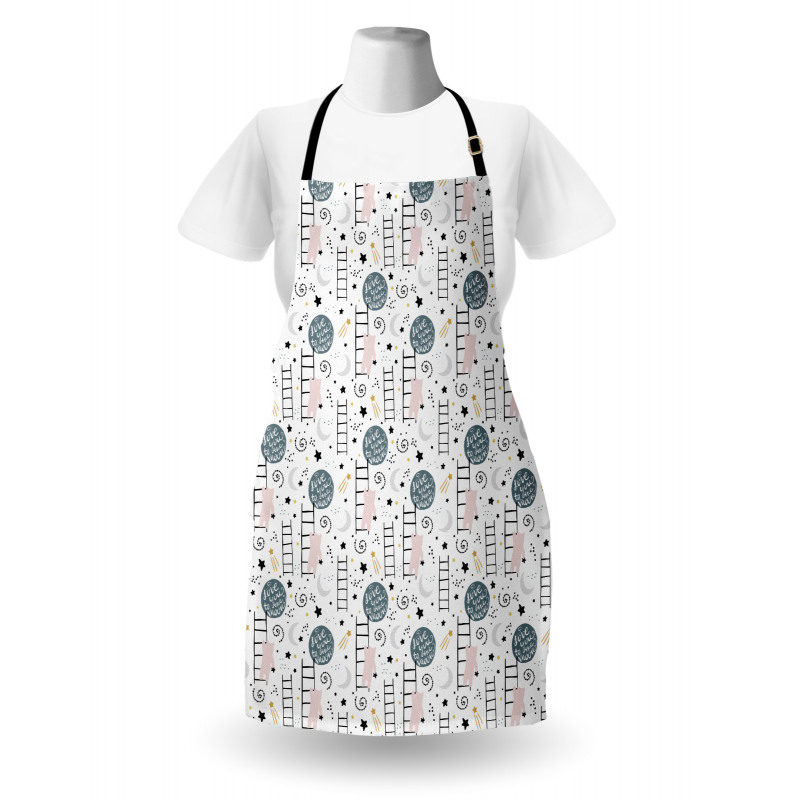 Love Theme Bear Stars Apron