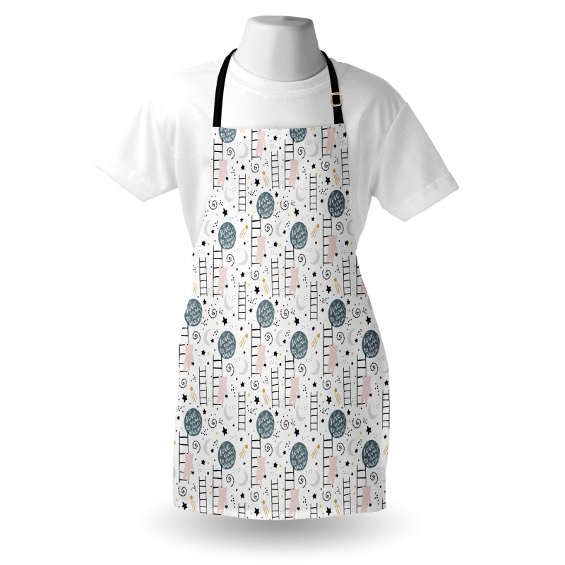 Love Theme Bear Stars Apron