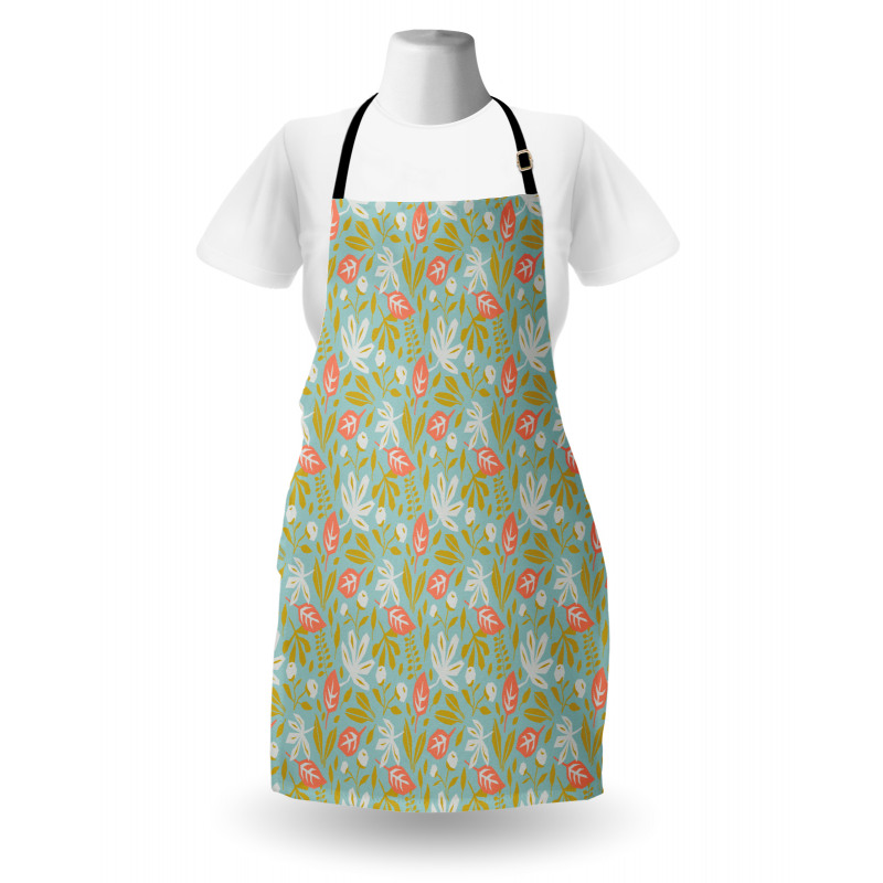 Retro Blossom Rough Rose Apron