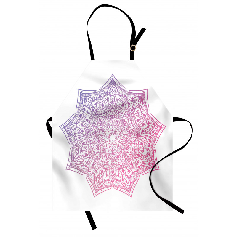 Oriental Yoga Round Apron