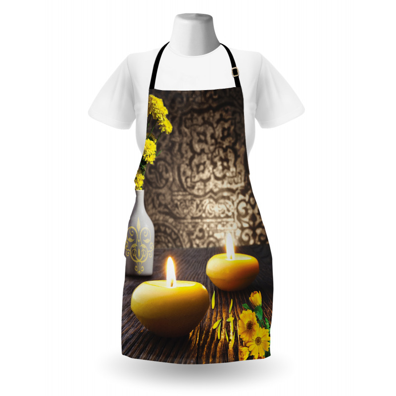 Oriental Meditative Candles Apron