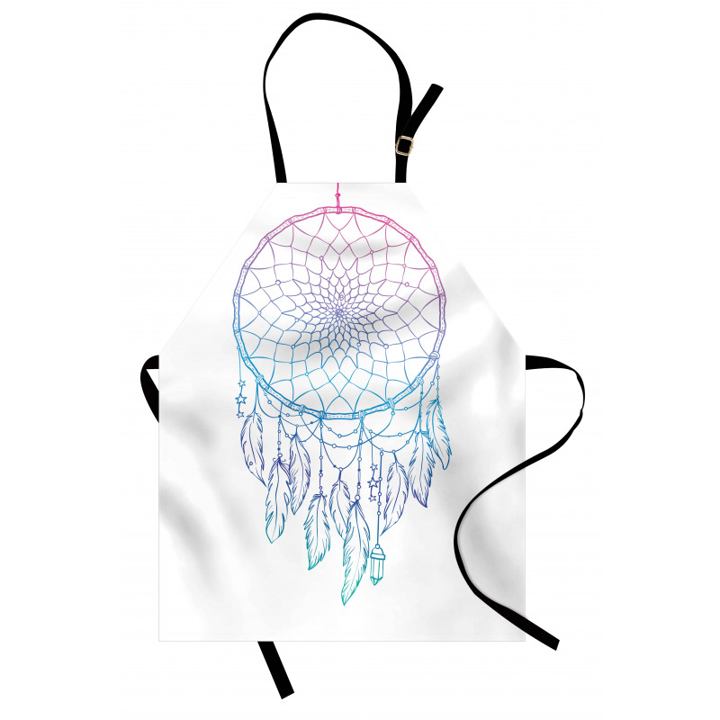 Dreamcatcher Star Feathers Apron