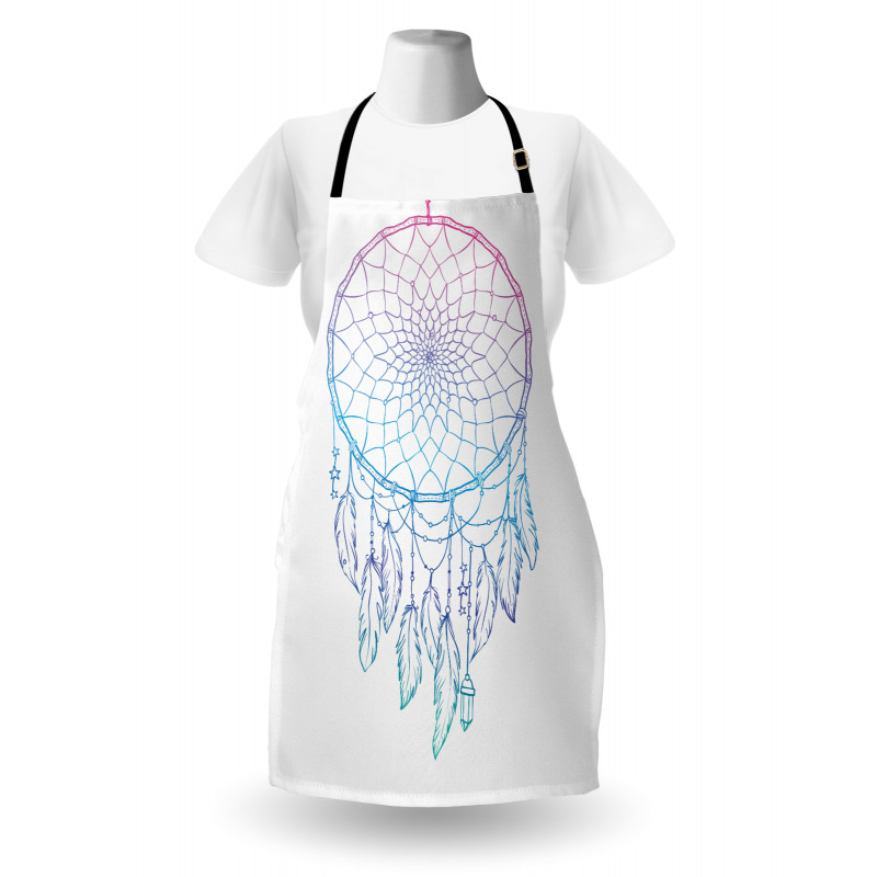 Dreamcatcher Star Feathers Apron