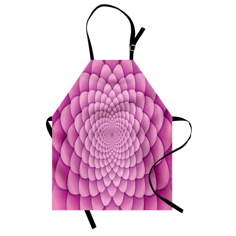 Abstract Spiral Lotus Apron