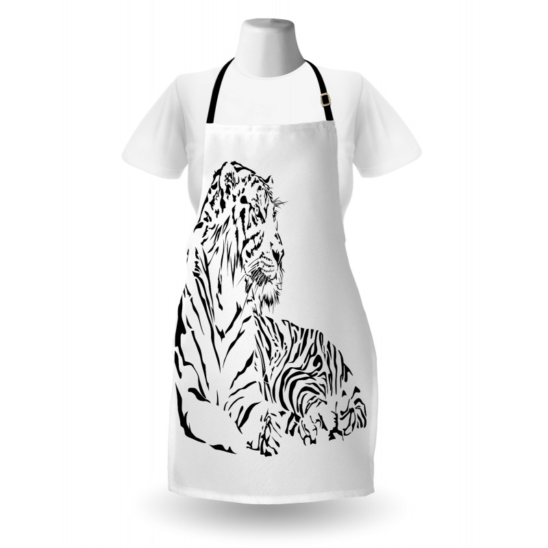 Safari Animal Sitting Apron