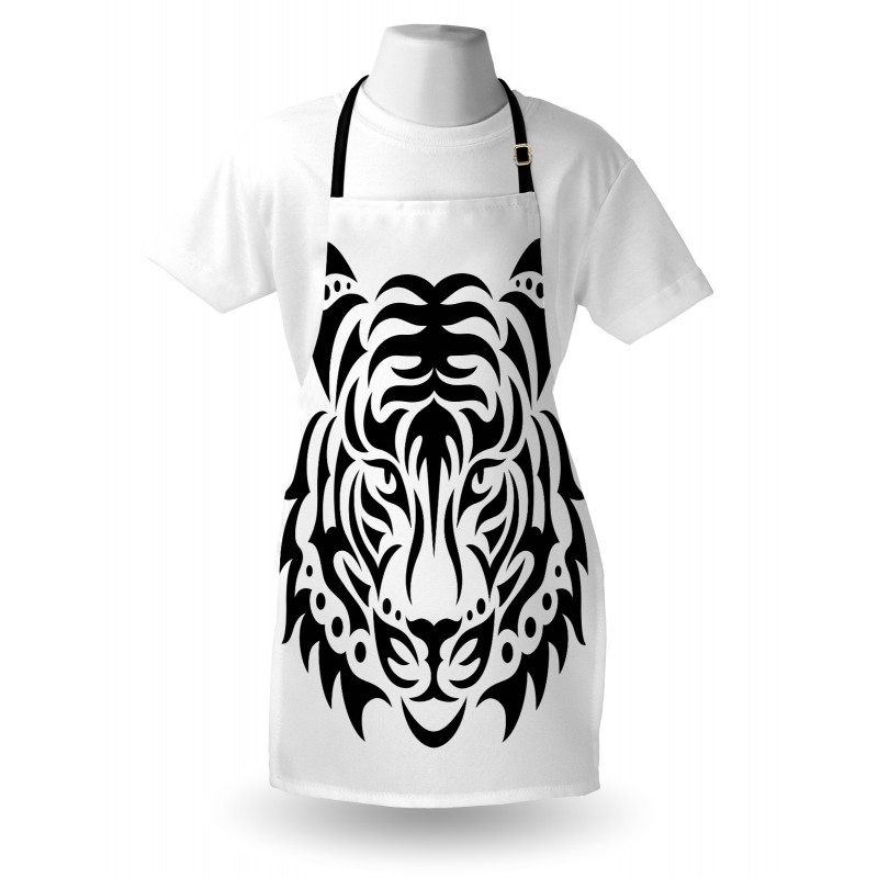 Wild Tiger Head Apron