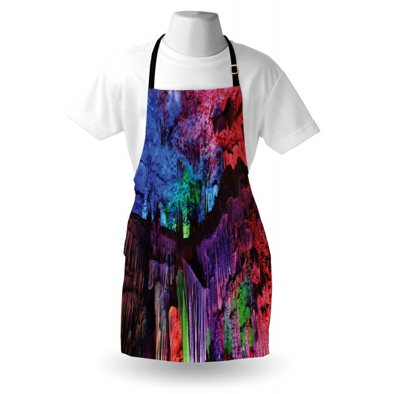 Rainbow Colored Rock Apron