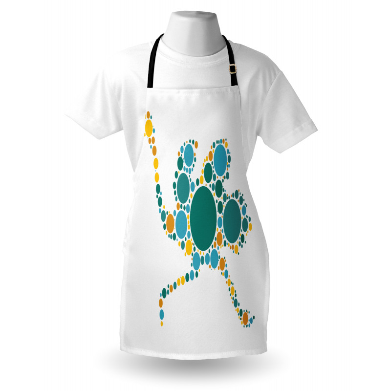 Abstract Geometric Modern Apron