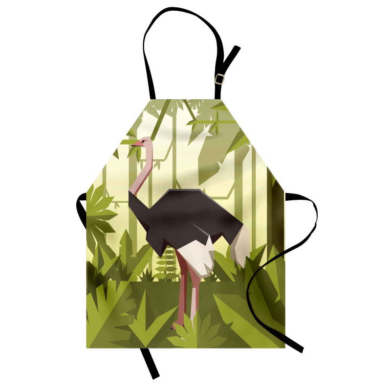 Jungle Animal Fractal Style Apron