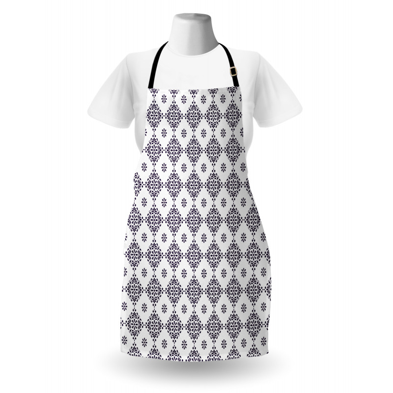 Ornamental Swirls Teardrop Apron