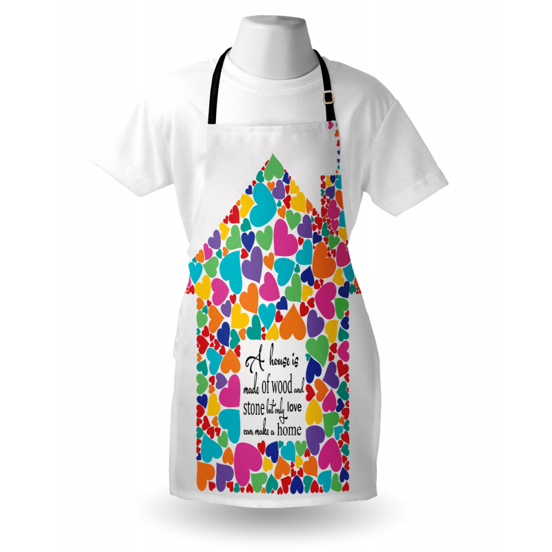 House with Hearts Home Love Apron