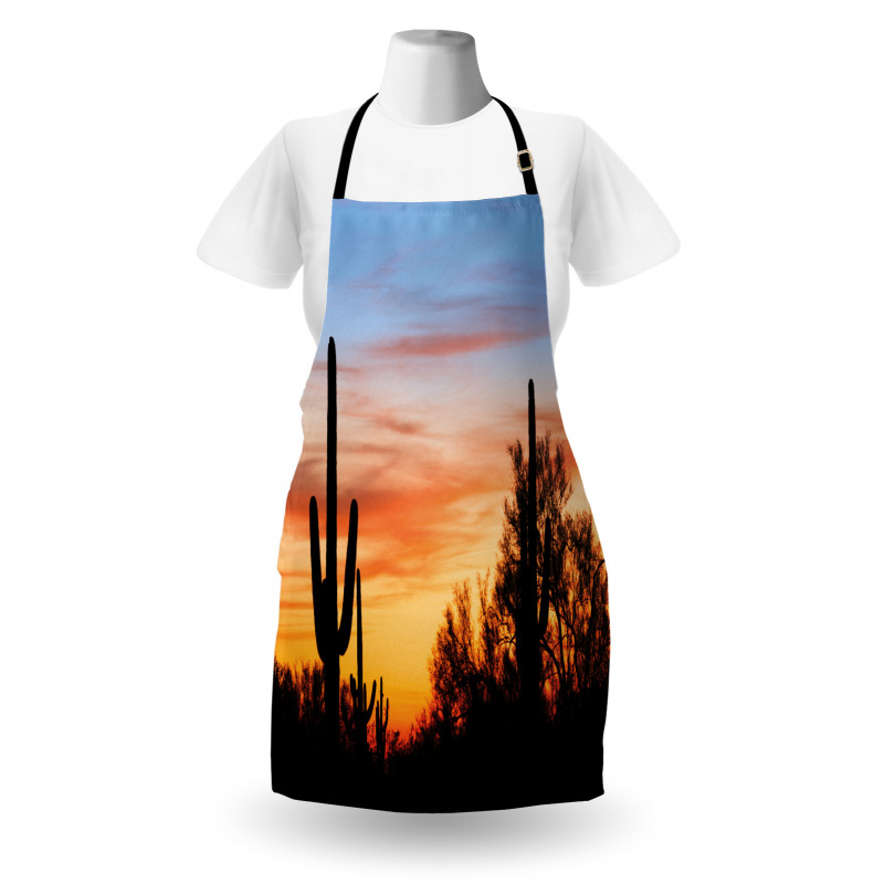 Desert Cactus Wild West Apron