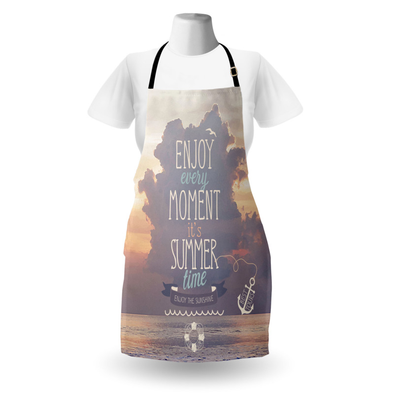 Dream Words Summer Time Art Apron